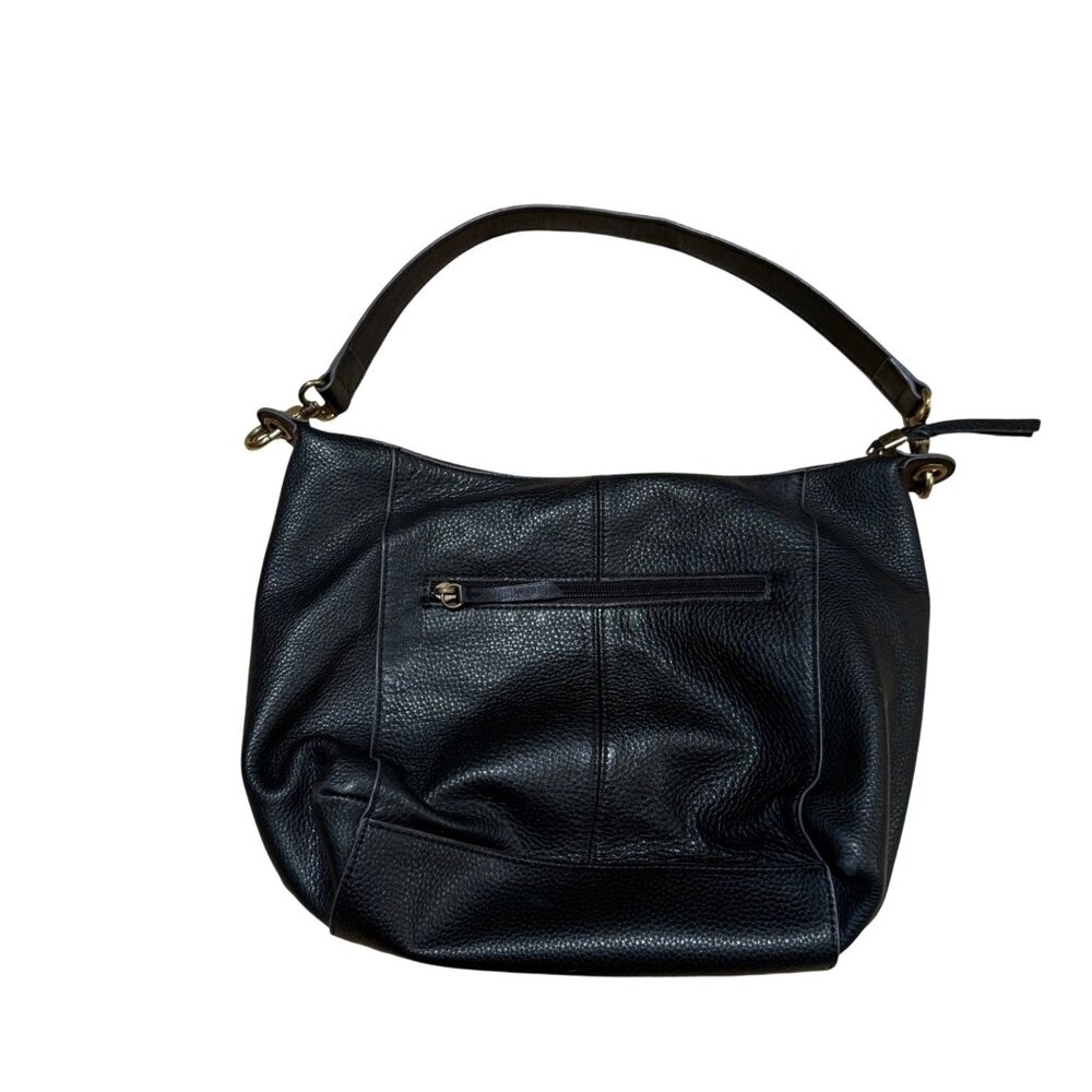 The Sak Women's Hobo Bag Black Pebbled Leather Purse Handbag Boho Travel - Picture 2 of 8